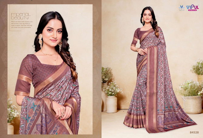 Sumitra By Vipul Silk Daily Wear Saree Wholesale Shop In Surat